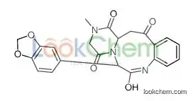 (6R,14aR)-6-(1,3-benzodioxol-5-yl)-2-methyl-6,8,14,14a-tetrahydro-3H-pyrazino[1,2-d][1,4]benzodiazonine-1,4,7,13-tetrone