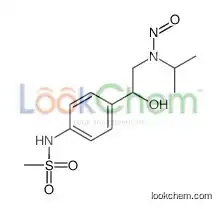 N-[4-[1-hydroxy-2-[nitroso(propan-2-yl)amino]ethyl]phenyl]methanesulfonamide