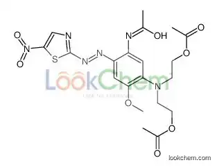 2-[5-acetamido-N-(2-acetyloxyethyl)-2-methoxy-4-[(5-nitro-1,3-thiazol-2-yl)diazenyl]anilino]ethyl acetate