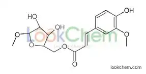 [(2S,3R,4R,5R)-3,4-dihydroxy-5-methoxyoxolan-2-yl]methyl (E)-3-(4-hydroxy-3-methoxyphenyl)prop-2-enoate