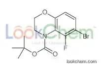 tert-butyl 6-bromo-5-fluoro-2,3-dihydro-1,4-benzoxazine-4-carboxylate