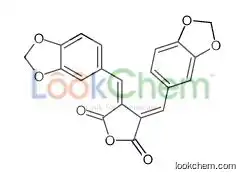3,4-bis(1,3-benzodioxol-5-ylmethylidene)oxolane-2,5-dione