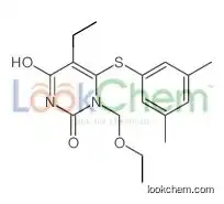 6-(3,5-dimethylphenyl)sulfanyl-1-(ethoxymethyl)-5-ethylpyrimidine-2,4-dione