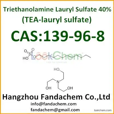 Triethanolamine Lauryl Sulfate 40% (TEA lauryl sulfate), cas:139-96-8 from Fandachem