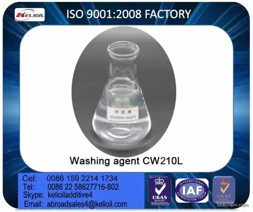washing agent for oil well cementing