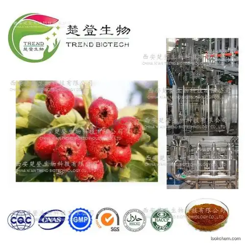 100% Natural hawthorn extract flavonoids5%,20%,25%,80%;vitexin 2% ; vitexin rhamnosus 2% -9%;5:1;10:1