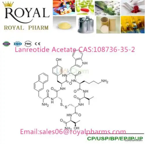 Lanreotide Acetate     manufacturer/127984-74-1