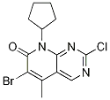 6-Bromo-2-chloro-8-cyclopentyl-5-methyl-pyrido[2,3-d]pyrimidin-7(8h)-one