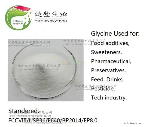 Factory produce high quality Glycine purity 99%,Aminoacetic acid glycine with bottom price
