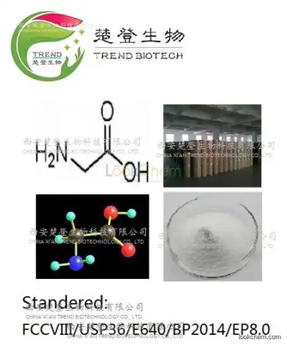 Factory produce high quality Glycine purity 99%,Aminoacetic acid glycine with bottom price