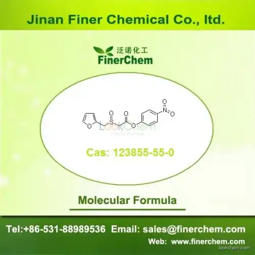 4-Nitrophenyl 2-(furfurylsulfinyl)acetic acid