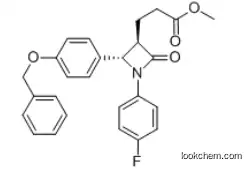3-Azetidinepropanoic acid,1-(4-fluorophenyl)-2-oxo-4-[4-(phenylmethoxy)phenyl]-,methyl ester,(3R,4S)-(204589-80-0)