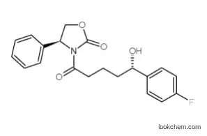 2-Oxazolidinone, 3-[(5S)-5-(4-fluorophenyl)-5-hydroxy-1-oxopentyl]-4-phenyl-, (4S)-(189028-95-3)