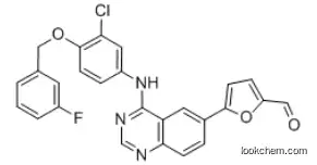 5-[4-((3-Chloro-4-((3-fluorobenzyl)oxy)phenyl)amino)quinazolin-6-yl]-2-furaldehyde