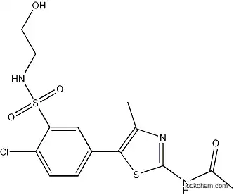 N-[5-[4-Chloro-3-[(2-hydroxyethyl)sulfamoyl]phenyl]-4-methylthiazol-2-yl]acetamide
