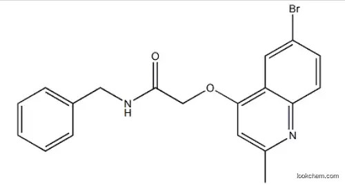 N-benzyl-2-(6-bromo-2-methylquinolin-4-yloxy)acetamide