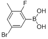 5-Bromo-2-fluoro-3-methylphenylboronic acid