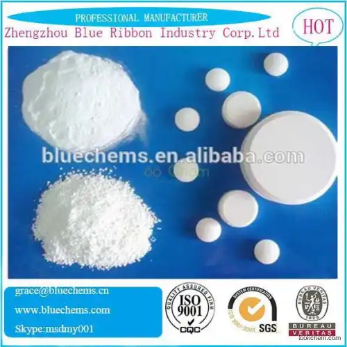 SDIC CAS: 2893-78-9 Sodium dichloroisocyanurate  Water Purifying Agent