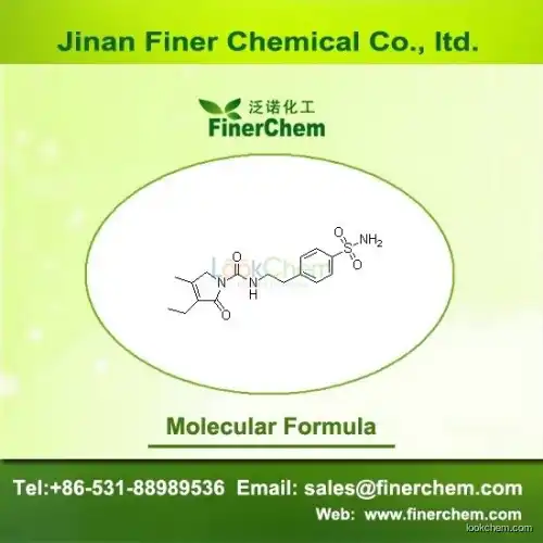 3-Ethyl-4-methyl-3-pyrrolin-2-one4-[2-[(3-Ethyl-4-methyl-2-oxo-3-pyrrolin-1-yl)carboxamido]ethyl]benzenesulfonamide