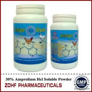 Animal Anticoccidials Products 20% Water Soluble Powder Amprolium For Calves Goats