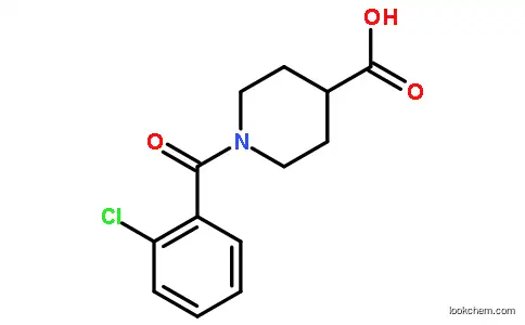 352673-16-6 1-(2-CHLORO-BENZOYL)-PIPERIDINE-4-CARBOXYLIC ACID