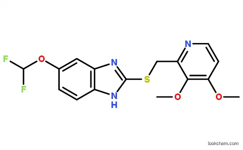 5-Difluoromethoxy-2-{[(3,4-dimethoxy-2-pyridinyl)methyl]thio}-1H-benzimidazole