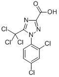 1H-1,2,4-Triazole-3-carboxylicacid, 1-(2,4-dichlorophenyl)-5-(trichloromethyl)-