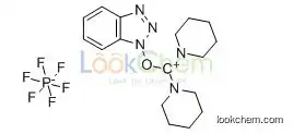190849-64-0  C17H24F6N5OP   (Benzotriazol-1-yloxy)dipiperidinocarbenium hexafluorophosphate