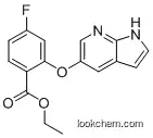 ABT-199 Intermediates Ethyl2-((1H-pyrrolo[2,3-b]pyridin-5-yl)oxy)-4-fluorobenzoate CAS No. 1630101-74-4(1630101-74-4)