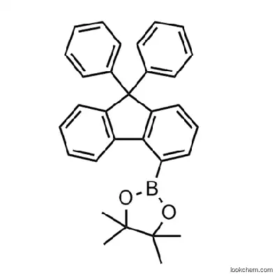 2-(9,9-diphenyl-9H-fluoren-4-yl)-4,4,5,5-tetramethyl-1,3,2-dioxaborolane