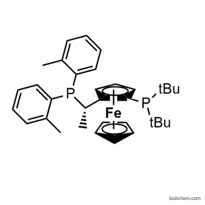 (1S)-1-[Bis(tert-butyl)phosphino]-2-[(1S)-1-[bis(2-methylphenyl)phosphino]ethyl]ferrocene(849924-77-2)
