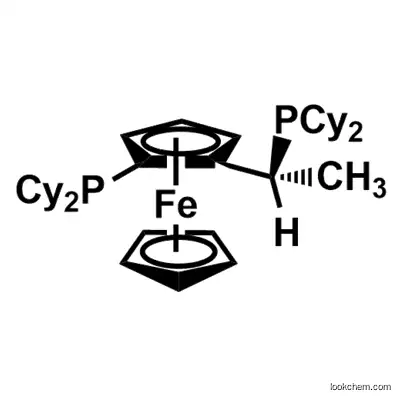 (R)-(-)-1-[(S)-2-Dicyclohexylphosphino)ferrocenyl]ethyldicyclohexylphosphine