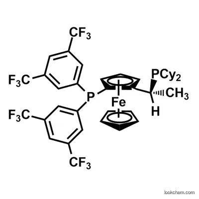 (R)-(-)-1-{(S)-2-[Bis(3,5-di-trifluoromethylphenyl)phosphino]ferrocenyl}ethyldicyclohexylphosphine