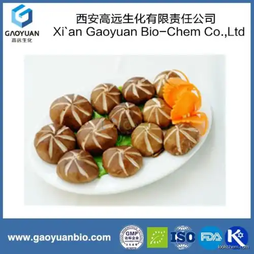 100% natural high quality lentinan by China supplier xi'an gaoyuan factory