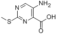 4-Pyrimidinecarboxylicacid, 5-amino-2-(methylthio)-