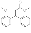 Methyl 3-(2-methoxy-5-methylphenyl)-3-phenylpropionate