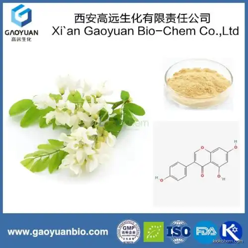 100% natural organic genistein 98% from alibaba China by xi'an gaoyuan factory
