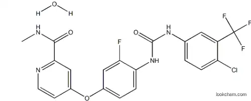 4-[4-[[[[4-Chloro-3-(trifluoromethyl)phenyl]amino]carbonyl]amino]-3-fluorophenoxy]-N-methyl-2-pyridinecarboxamide hydrate