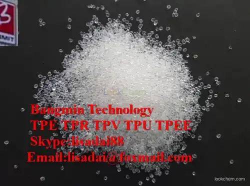 PACREL TPE TPV granule black for auto parts by extrusion, injection molding, blow molding