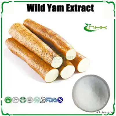 Natural wild yam extract diosgenin 98% powder(512-04-9)