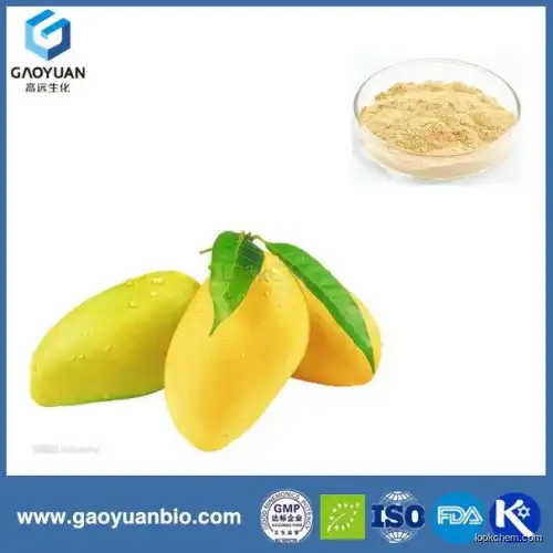Xi'an gaoyuan factory supply pure natural mango glucoside 90% from online shopping