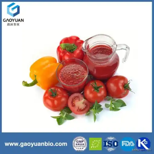 High quality and real natural tomato extract powder with lycopene by xi'an gaoyuan factory