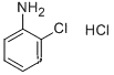 Benzenamine, 2-chloro-,hydrochloride (1:1)