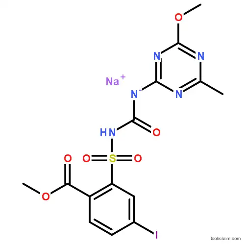 Methyl 4-iodo-2-[3-(4-methoxy-6-methyl-1,3,5-triazin-2-yl)ureidosulfonyl]benzoate sodium salt