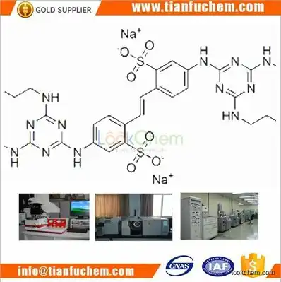 TIANFU-CHEM CAS:17958-73-5 disodium 4,4'-bis[[4-anilino-6-[(2-hydroxyethyl)amino]-1,3,5-triazin-2-yl]amino]stilbene-2,2'-disulphonate