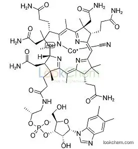 68-19-9  C63H88CoN14O14P  Cyanocobalamin