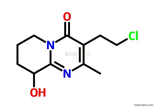 3-(2-Chloroethyl)-6,7,8,9-tetrahydro-9-hydroxy-2-methyl-4H-pyrido[1,2-a]pyrimidin-4-one