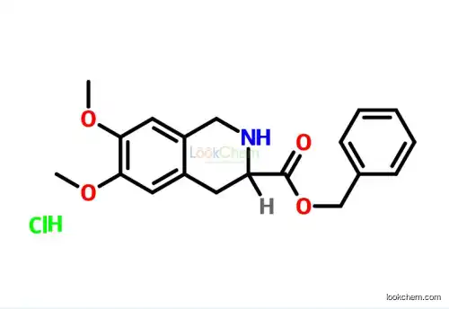 Benzyl (3S)-6,7-dimethoxy-1,2,3,4-tetrahydroisoquinoline-3-carboxylate,hydrochloride