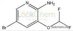 121936-68-3  C6H5BrF2N2O  2-Amino-3-Difluoromethoxy-5-Bromopyridine