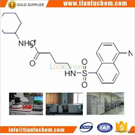 TIANFU-CHEM CAS:84560-02-1 	4-[[[5-(dimethylamino)-1-naphthyl]sulphonyl]amino]butyric acid, compound with cyclohexylamine (1:1)